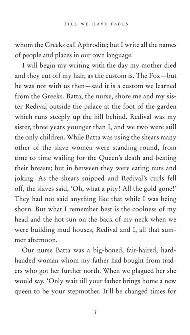 Till We Have Faces Inside Look