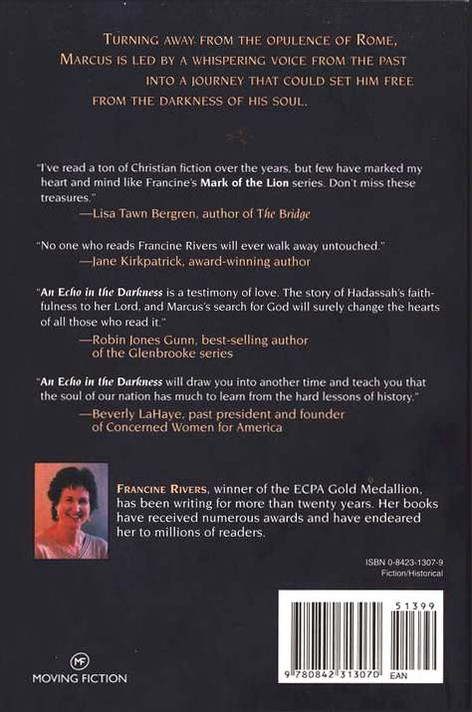 Echo In The Darkness Back Cover