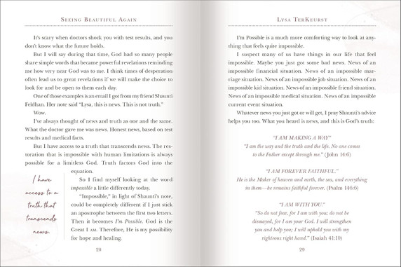 Seeing Beautiful Again Inside Look