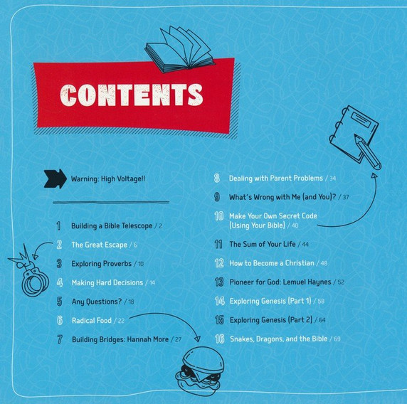The Really Radical Book for Kids Table of Contents