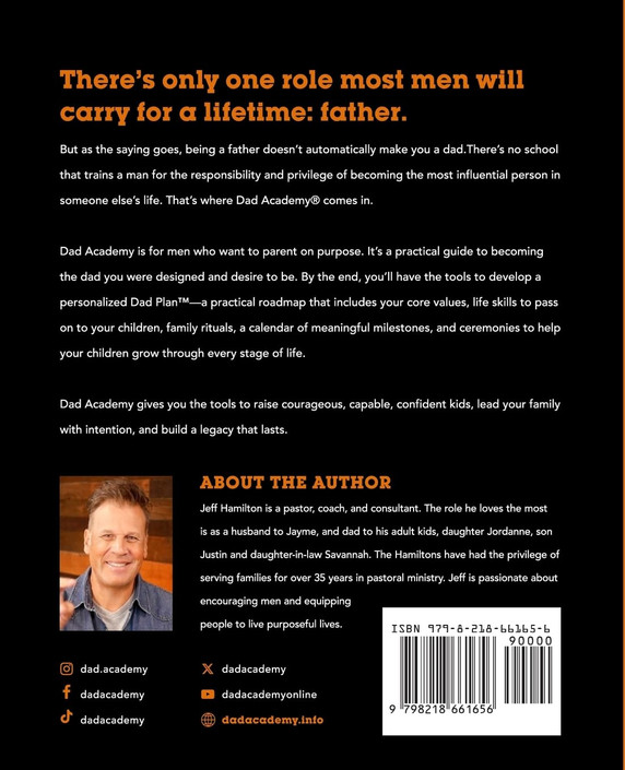 Dad Academy Back Cover