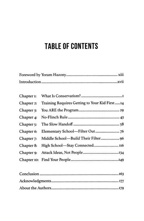 Raising Conservative Kids in a Woke City Table of Contents