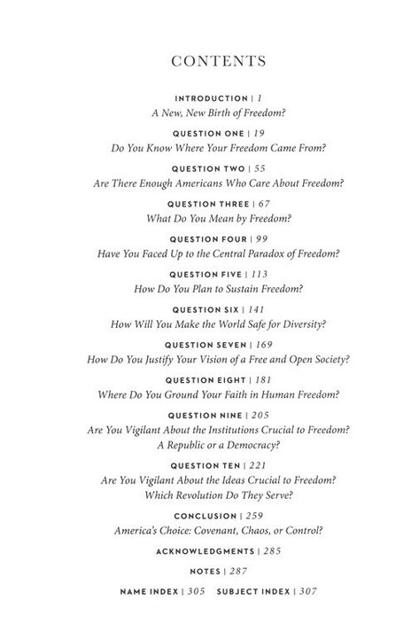 Last Call for Liberty Table of Contents