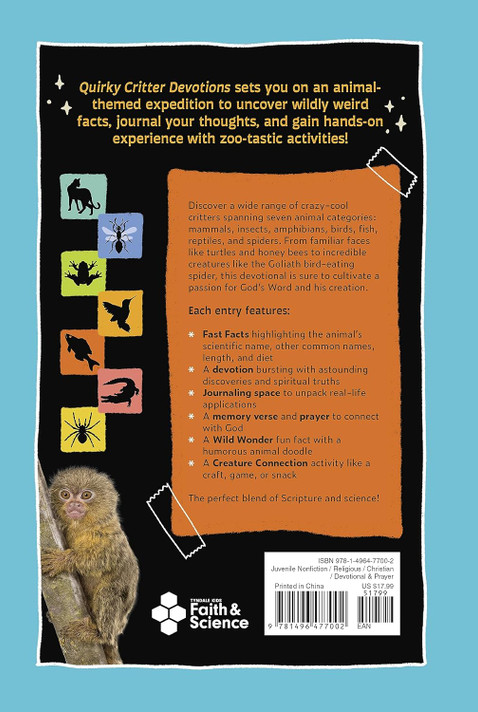 Quirky Critter Devotions: 52 Wild Wonders for Kids Quirky Critter Devotions: 52 Wild Wonders for Kids