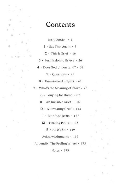 Can You Just Sit with Me? Table of Contents