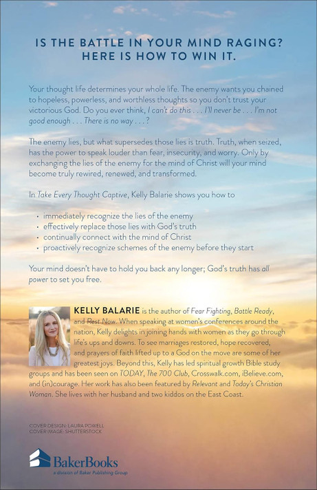 Take Every Thought Captive Back Cover