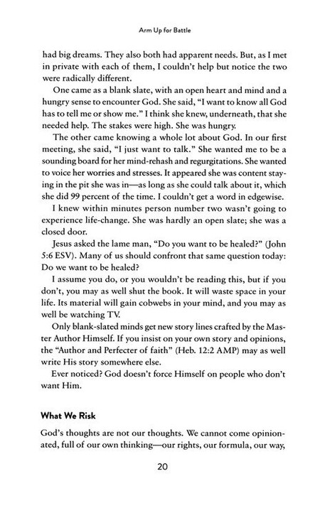 Take Every Thought Captive Inside Look