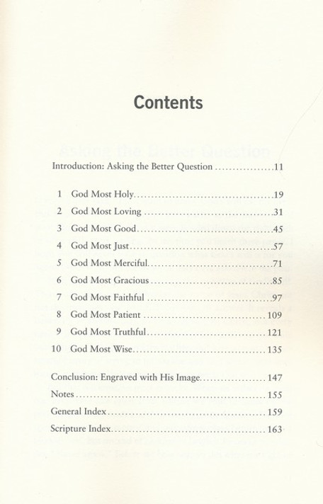 In His Image Table of Contents