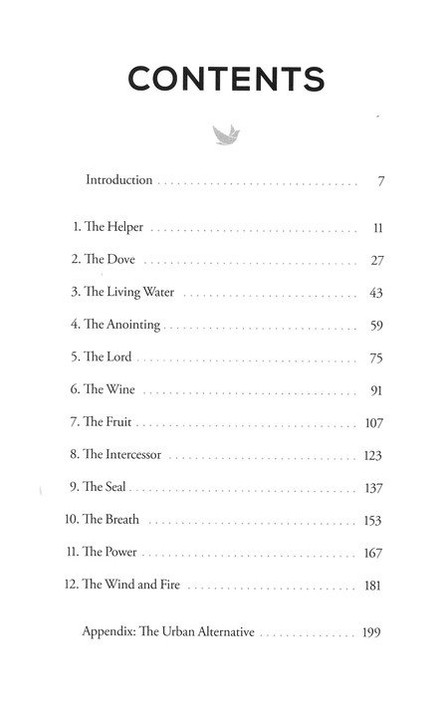 The Power of the Holy Spirit's Names Table of Contents
