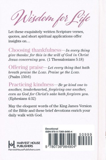 KJV Devotional for Women Back Cover