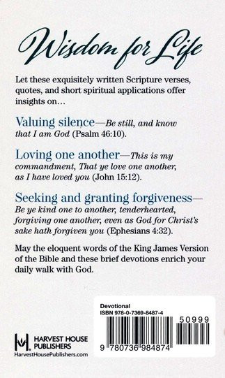 KJV Devotional for Men Back Cover