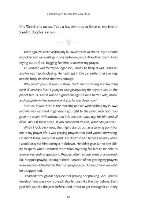 Praying Mom Inside Look