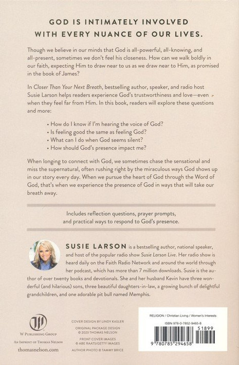 Closer Than Your Next Breath Back Cover