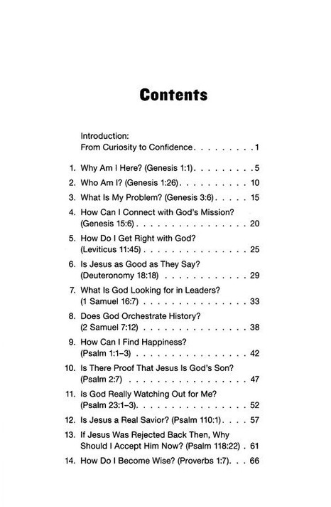 Core 52 Student Edition Table of Contents