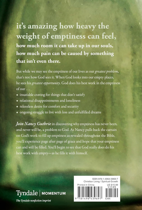 God Does His Best Work with Empty Back Cover