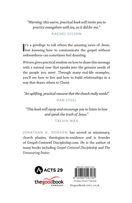 Witness: Loving Your Church by Sharing the Gospel Witness: Loving Your Church by Sharing the Gospel