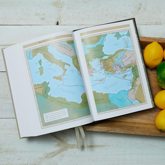 KJV Holy Bible: Cross References, Deluxe Burgundy Maps