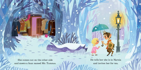 The Lion, the Witch and the Wardrobe Board Book Inside Look