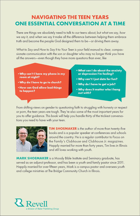What to Say and How to Say It to Your Teen: A Parent's Guide to 30 Tricky Conversations What to Say and How to Say It to Your Teen: A Parent's Guide to 30 Tricky Conversations