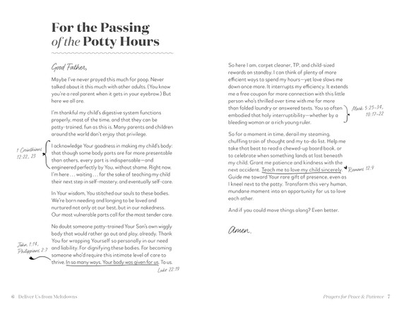 Deliver Us from Meltdowns: And Other Real-World Prayers for Parents Deliver Us from Meltdowns: And Other Real-World Prayers for Parents