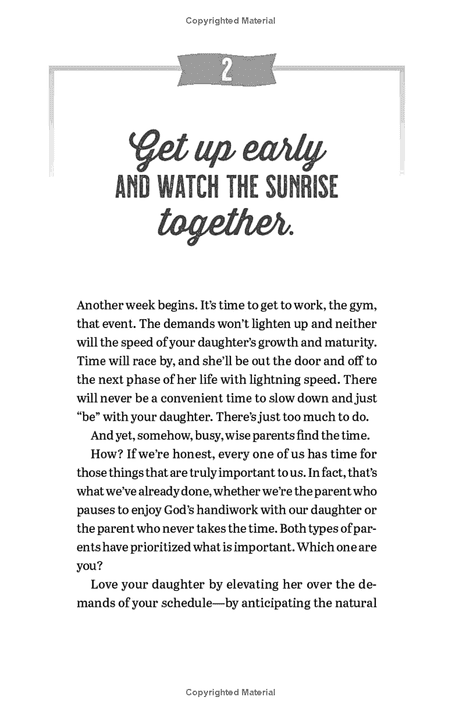 100 Ways to Love Your Daughter Chapter 2