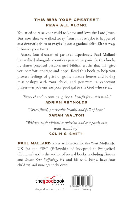 When Children Walk Away from Jesus Back Cover