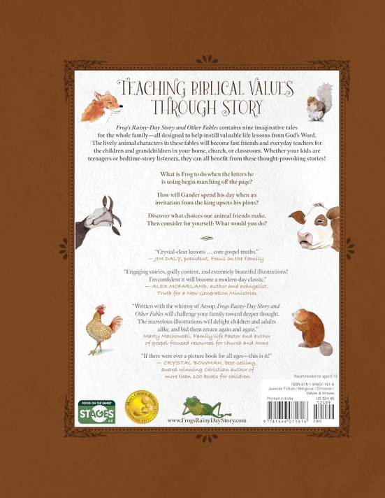 Frog’s Rainy-Day Story and Other Fables Back Cover