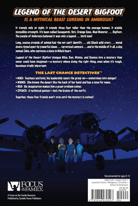 Legend of the Desert Bigfoot Back Cover