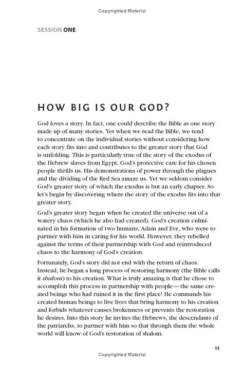 God Heard Their Cry Guide Chapter 1