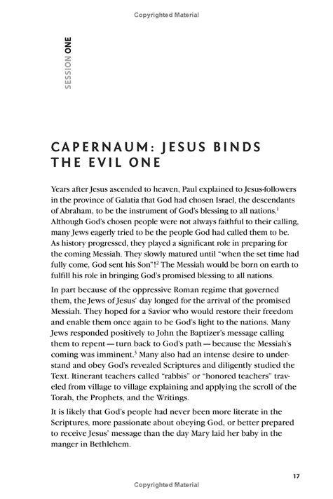 The Mission of Jesus Guide Chapter 1