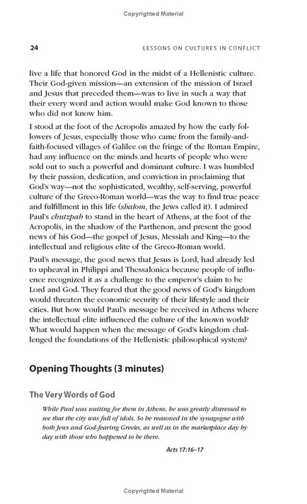 Cultures in Conflict Guide Inside Look