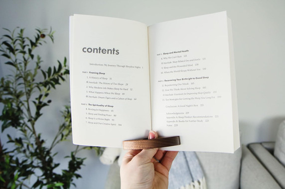 The Sleep You're Longing For Table of Contents