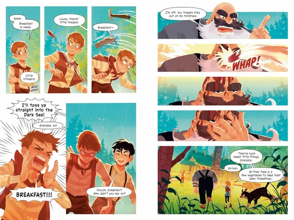 On the Edge of the Dark Sea of Darkness: The Graphic Novel Inside Look