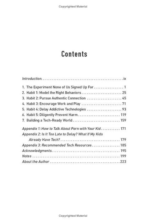5 Habits of the Tech-Ready Family Table of Contents