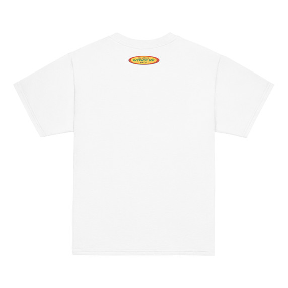 Official Average Boy Podcast “Person of Positivity” Youth T-Shirt - White