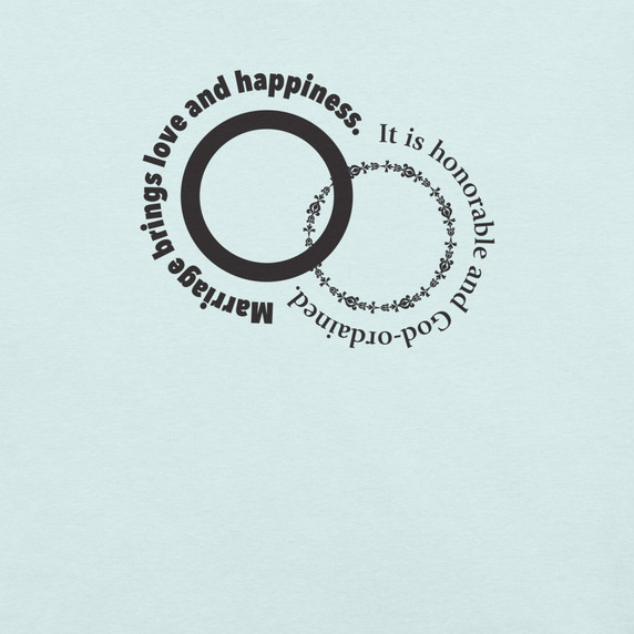 Crazy Little Thing Called Marriage – Marriage Brings Love and Happiness Unisex T-Shirt - Heather Ice Blue