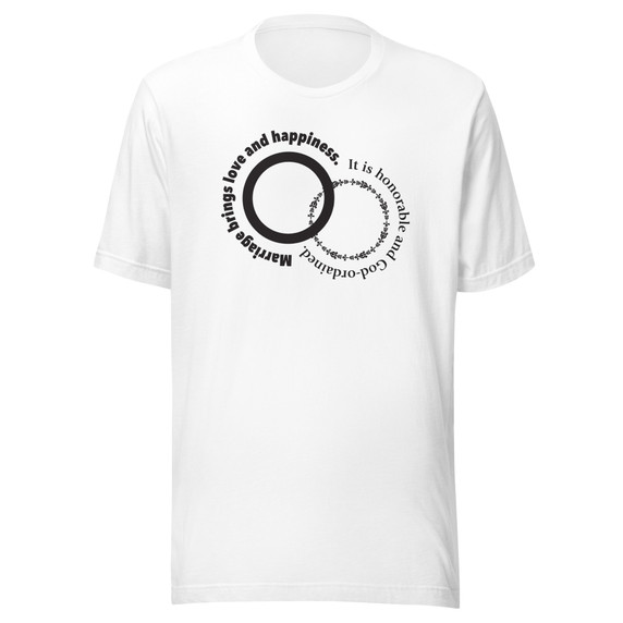 Crazy Little Thing Called Marriage – Marriage Brings Love and Happiness Unisex T-Shirt - White