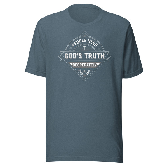 ReFOCUS with Jim Daly – Bold Truth Graphic Tee - Heather Slate