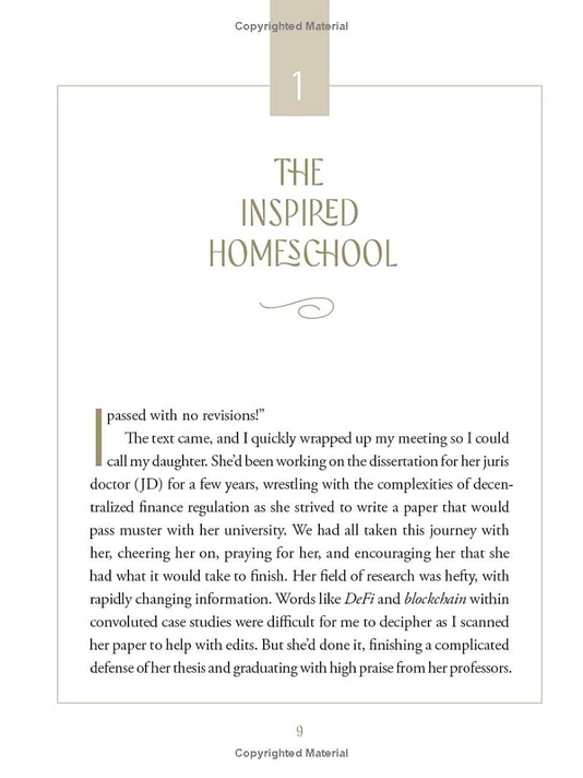 The Inspired Homeschool Chapter 1