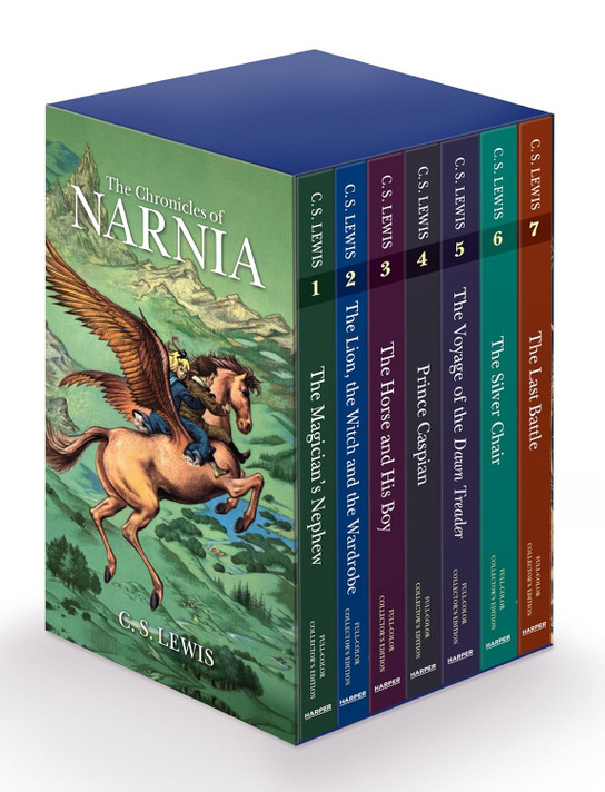 The Chronicles of Narnia Paperback Full-Color 7-Book Box Set