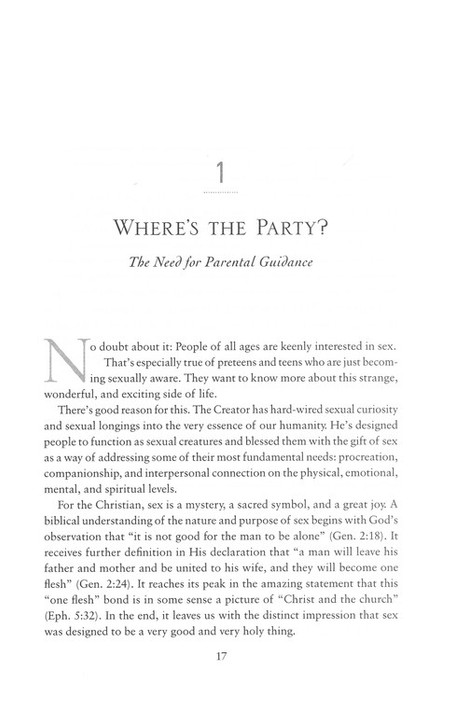 The Focus on the Family Guide to Talking with Your Kids about Sex Inside Look