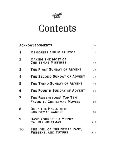 The Duck Commander Faith and Family Field Guide Table of Contents