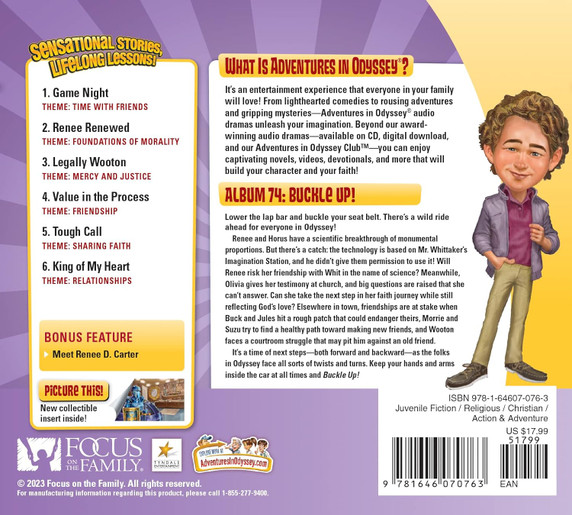 Adventures in Odyssey #74: Buckle Up! Adventures in Odyssey #74: Buckle Up!