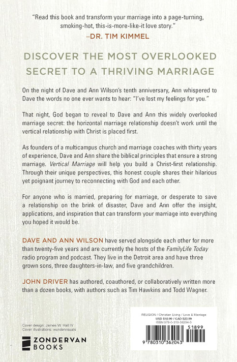 Vertical Marriage: The One Secret That Will Change Your Marriage (Paperback) Vertical Marriage: The One Secret That Will Change Your Marriage (Paperback)