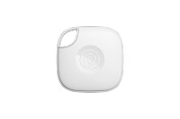 A front-facing image of a Life360 Tile - White