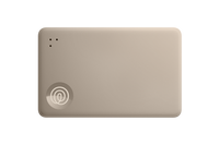 A front-facing image of a Life360 Tile Slim - Slate