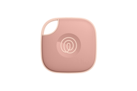 A front-facing image of a Life360 Tile  - Blush