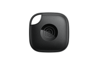 A front-facing image of a Life360 Tile  - Black