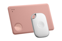 A profile image of a Life360 Tile Performance Color 2pk - White and Blush
