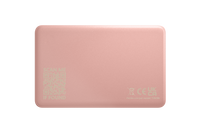 A back-facing image of a Life360 Tile Slim - Blush